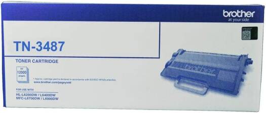 Brother Tn-3487 High Capacity Toner Cartridge 12000 Pages