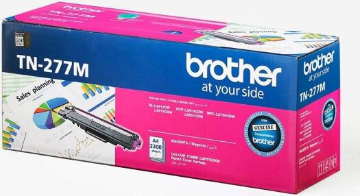 Brother TN-277 High Capacity Toner Cartridge for HL-L3270CDW DCP-L3551CDW (Magenta)