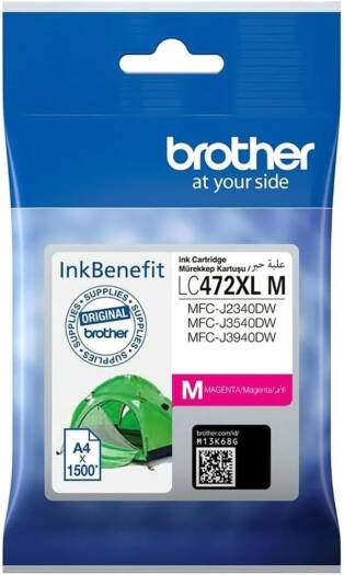 Brother LC472XL High Capacity Ink Cartridge for Brother MFC-J2340DW Printer (Magenta)