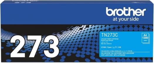 Brother Genuine TN273C Standard Yield Cyan Ink Printer Toner Cartridge, Prints up to 1,300 pages-Pack of 3pcs