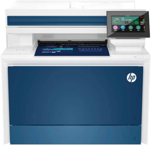 HP 4303fdn Color LaserJet Pro MFP Printer, Print, Copy, Scan, Fax, Up to 35ppm Print Speed, Automatic Duplex Printing, Up to 600x600 dpi Resolution, 4.3" WLED Display, Flatbed Scanner, White | 5HH66A