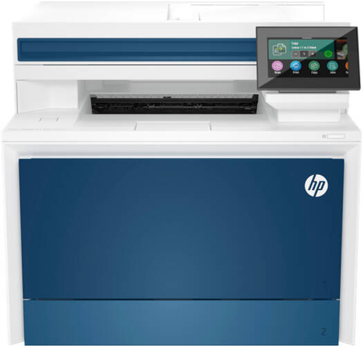 HP 4303fdw Color LaserJet Pro MFP Printer, Print, Copy, Scan, Fax, Up to 35 ppm Print Speed, Automatic Duplex Printing, Up to 600x600 dpi Resolution, 4.3" WLED Display, Flatbed Scanner, White | 5HH67A