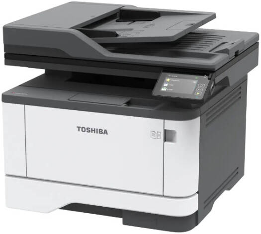 Toshiba e-Studio409S Mono Multifunction Printer, 40 PPM (A4) Print & Copy Speed, 1200 DPI x 1200 DPI Resolution, 2.8" Touchscreen Display, 250 Sheets Paper Capacity, Gray | E-STUDIO409S