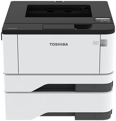 Toshiba e-Studio409P Mono Multifunction Printer, Up to 40 PPM Print Speed, 1200 DPI x 1200 DPI Print Resolution, 2 Line Display, 250 Sheets Paper Capacity, Gray | e-Studio409P