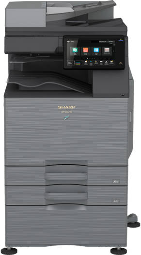 SHARP BP-50C31 A3 Color MFP Laser Printer, 31PPM Print Speed, Std 650 Max 6,300 Sheets Paper Capacity, 128 GB SSD, 1200 DPI, 10.1" Touch Panel, Smart Scanning, Gray | BP-50C31