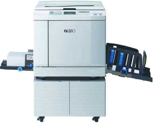Riso SF5230 EII Digital Duplicator Automatic Printer, Up to 130 PPM Speed, 128 x 64 Dot LCD Panel, Up to 1000 Sheets Paper Feeding, Quick Master Making Mode, RISO Console | SF5230 EII