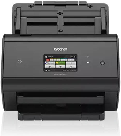 Brother ADS-3600W Document Scanner, 50 Sheets ADF, 50 PPM Simplex / 100 IPM Duplex Scan Speed, 600 DPI Resolution, USB 3.0/Ethernet/Wi-Fi, Black | 8WD50400141
