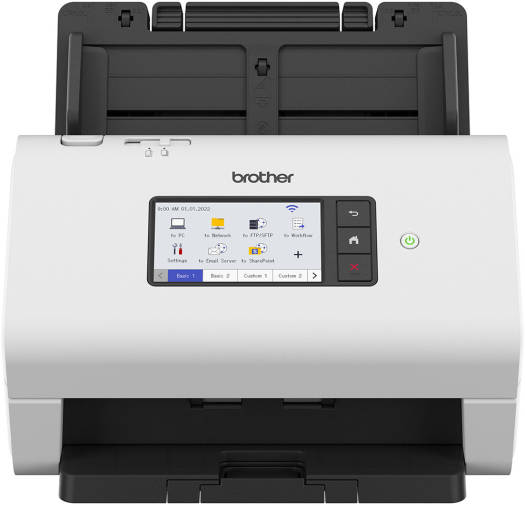 Brother ADS-4900W Professional Desktop Document Scanner, 60ppm Scanning Speed, Up to1200x1200 DPI Resolution, 4.2" Touchscreen, Auto Doc Feeder, USB 3.0, Wi-Fi & Network | 5WDE0A00173