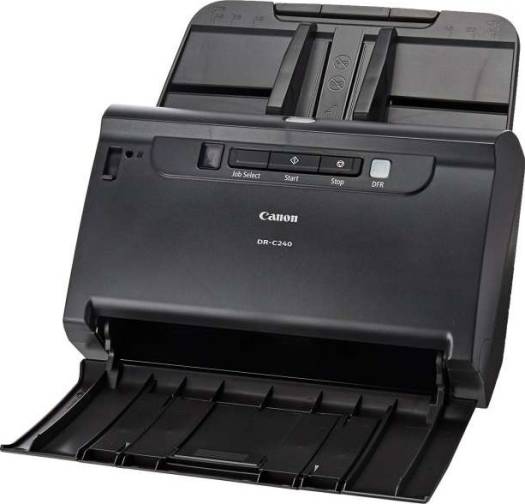 Canon imageFORMULA DR-C240 Document Scanner, CMOS CIS 1 Line Sensor, Up to 600 DPI Optical Resolution, Black & White Scanning Mode, Up to 90 ipm Scanning Speed | 0651C003AD
