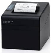 POSBOLT P8330 80mm Thermal Receipt Printer, 512 Dots/Line Resolution, 260mm/sec Print Speed, Direct Thermal Line Printing Print Method, Fast USB & LAN Connectivity, Black | P8330