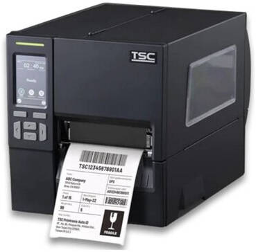 TSC MB241T Industrial Label Printer, 203 DPI Print Resolution, 3.5" Color Touch LCD, DRAM 256MB, Flash 256MB, USB, RS232, Ethernet, USB 2.0, RTC, Black | MB241T-A001-0202
