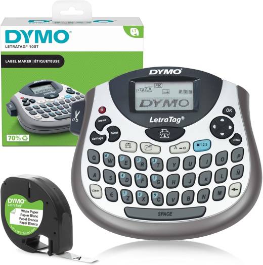 DYMO LETRA TAG MACHINE LT 100T, BLUE, S0758380