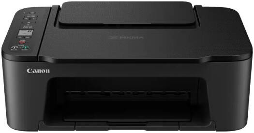 Canon PIXMA Wireless Inkjet AIO Printer, 7.7 (black) / 4.0 (colour) Images Per Minute, 60-Sheet Capacity, 1.5" Segment LCD Screen, Chromebook compatible, Dual Band Wi-Fi, Black | TS3720 / TS3725