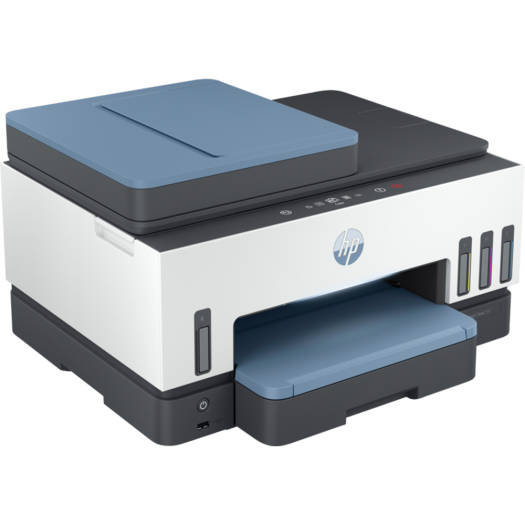 HP Smart Tank 795 All-In-One Printer, Print / Copy / Scan / Fax / ADF, Wireless Functions, Up To 15ppm Print Speed, 1200 DPI, 250 Sheets Input Capacity, Bluetooth & Wi-Fi Connectivity, Blue | 28B96A