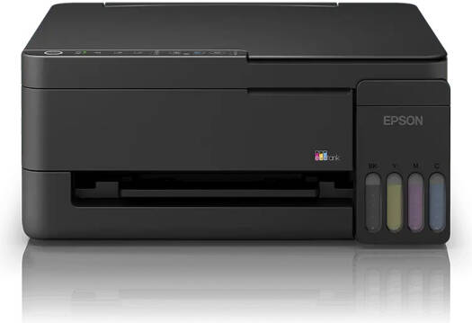 Epson EcoTank L3350 All in One Ink Tank Printer, 5760 x 1440 dpi, 33 ppm, 15 ppm Color, 1200 x 2400 dpi Scanner, Manual Duplex, USB Connectivity, Print/Copy/Scan, Wi-Fi, Black | L3350