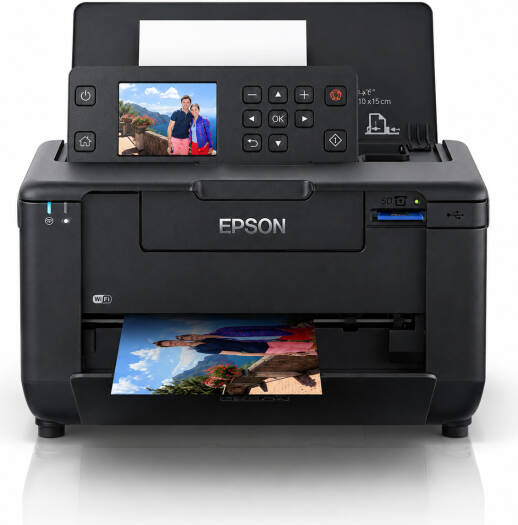 Epson PictureMate PM-520 Portable Photo Printer High Quality Color Photo Printing, Compact Design & Easy Wireless Printing for Home & Travel, Black | PM-520