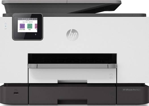 HP OfficeJet Pro 9023 All-in-One Printer, Print, Copy, Scan, Fax Functions, Print Speed Up to 24 ppm (Black) & 20 ppm (Color), Up to 1200 x 1200 Rendered DPI, 35 Sheets, Light Basalt | 1MR70B