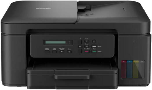 Brother DCP-T730DW Ink Tank Printer, Up to 1200 x 6000 DPI, 16 IPM Print Speed, Auto 2 Sided (Duplex) Printing, 20 Sheets Auto-Document Feeder, WiFi, WiFi-Direct, USB 2.0, Black | DCP-T730DW