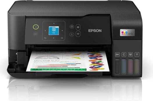EPSON EcoTank L3560 Home Ink Tank Printer, High-Speed A4 Colour 3-in-1 Printer With Wi-Fi Direct, Photo Printer, With Smart App Connectivity, Black | L3560