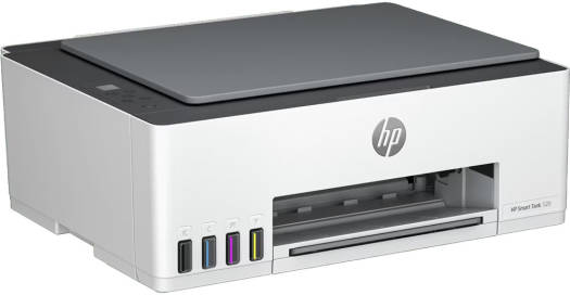 HP Smart Tank 520 All-in-One Printer, 27 Segments + 1" iCON LCD Display, 12ppm Black & 5ppm Color Print Speed, 10cpm Black & 2cpm Color Copy Speed, Up to 1200dpi Resolution, White | 1F3W2A