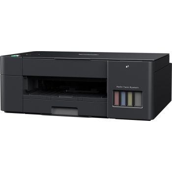 Brother DCP-T220 Ink Tank Printer, Up to 16/9 ipm (Mono/Colour), Hi-Speed USB 2.0, Up to 1200x6000 Dpi Resolution, Refill Ink Tank System, Print / Scan / Copy Functions, Black | DCP-T220