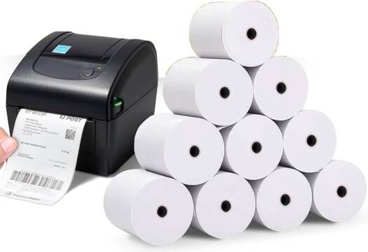 Premium Thermal Paper Roll 80 x 80mm Till Receipt, Pack Of 20, EPOS POS Terminal, Cash Register, Till Machine, EPOS Printer (Epson Citizen Toshiba Star Bixolon TH243 CBM232 CBM233) | 320125525