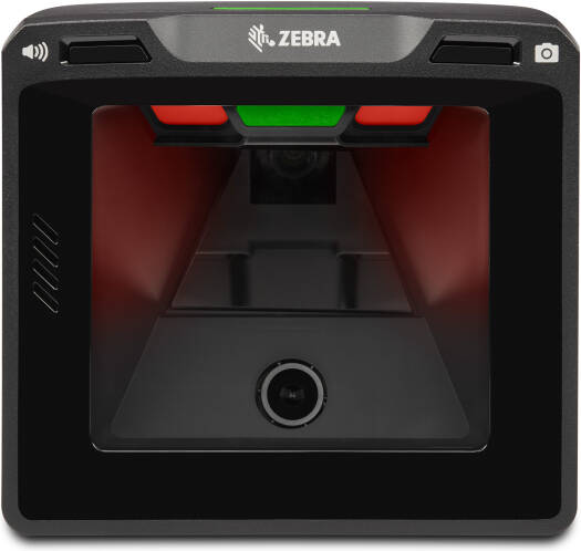 Zebra SP72-V On-Counter Vertical Scanner, 1D & 2D Scanner Type, 660 nm Wavelength, 1920 x 1200 pixels Sensor Resolution, IP52 Rated Protection, Black | SP7201-SV00004ZCWW