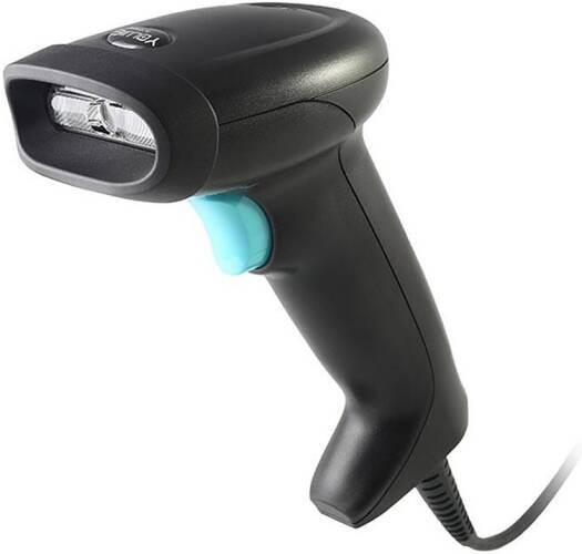 Honeywell Youjie HH360 Linear-Imaging Scanner, Single Line Scan Pattern, 300 SPS Scan Speed, USB, RS232 & KBW Interfaces, 1D & GS1 DataBar Symbologies, Black | YJ-HH360-R-2USB-1