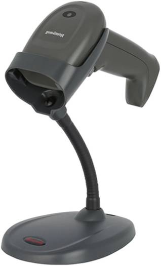 Honeywell USB Wired Scanner, with Stand, Omni-Directional, 1D, PFD & 2D, Extreme Bar Code Recognition Efficiency, 1GHz MCU & 1MPx Camera, USB Type-A, 1.5m Straight Cable, Black | TS-HH490-R1-1USB-1-R
