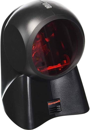 Honeywell MS7120 Orbit Barcode Reader, Decode Linear 1D Barcodes At Different Angle, 650-nm, 900-mW Laser, Up to 1120 Scans/ Sec, Head Tilts Up to 30 Degrees, USB Connectivity, Black | MS7120