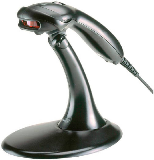 Honeywell MK9540 VoyagerCG Handheld Barcode Reader, Single Scan Line, 650-Nanometer Laser, 1D & GS1 DataBar Decode Capability, CodeGate Technology, Automatic Trigger, Black | MK9540-37A38-20