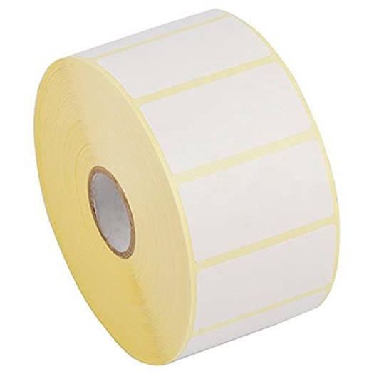 Pegasus Eco Classic 2105T Thermal Transfer, 55gsm, 52mmX25mm Barcode Labels, 1000 Labels Per Rolls, Mid Gloss Coated, White | 2105T-A0ACAAA