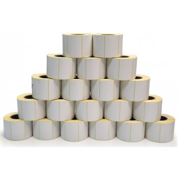 Oscar Sticker Label 58x39 mm For Barcode Label Printer Scale, Direct Thermal & Thermal Transfer, 800 Labels per Roll, 40 mm Core, 20 Rolls | MLBOTH26164NW20