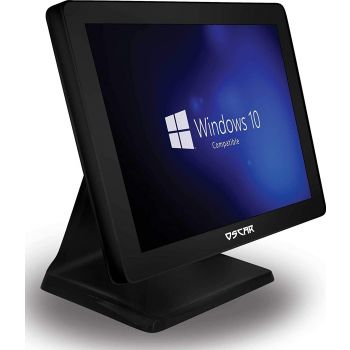 Oscar PARKER 5 Touchscreen POS Terminal Cashier Billing Machine CPU Intel Core i5 4th Gen 1.6 GHz, RAM 4GB, SSD 128GB, LED 15 Inch, TouchPanel Capacitive Touch - Shiny Black | MTPOSC51800NB