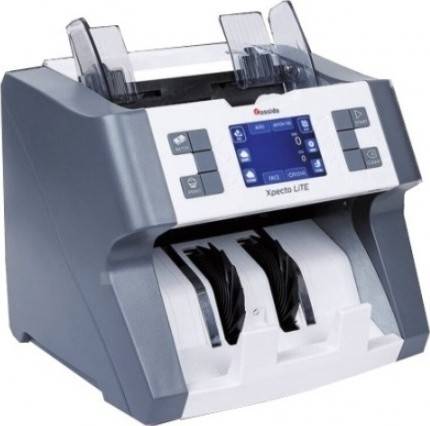 Cassida Xpecto LiTE, Single Mix Value Counter for AED Only, Hopper 600 Bills, Stacker 250 Bills, 3.2" LCD Screen, CIS, UV, MG, IR Detection System, Fast & Accurate Counting And Sorting, | Xpecto LiTE