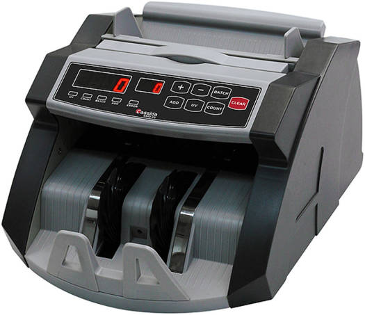 CASSIDA 5510 UV Efficient Bill Counter Machine for Retail, 1300 Notes Per Minute, Count, Batch, Add, Add+Batch Operations, LED 4/3 Display, Back Loader Bill Loading Style | 5510