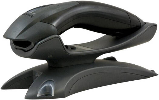 Honeywell 1202G Wireless/Bluetooth General Duty Barcode Scanner USB Kit, Charge & Communication Base, Curved Form Factor, 45000 Number of Scans, Cordless, 1D Decode Capability, Black | 1202G-2USB-5