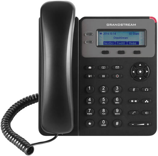 Grandstream GXP1610P Basic IP Phone, 2 Line IP Phone With Integrated PoE, Full Duplex , 3 Way Audio, Dual Fast Ethernet Ports, 2.95-inch LCD display, EHS Headset Compatibility, Black | GXP1610P