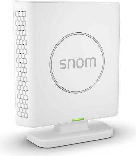 Snom M400 DECT Base, Up to 20 Handsets, Up to 20 Simultaneous Calls (Dual Cell), Wireless Software Updates for Handsets (OTA), Security (TLS & SRTP), White | M400