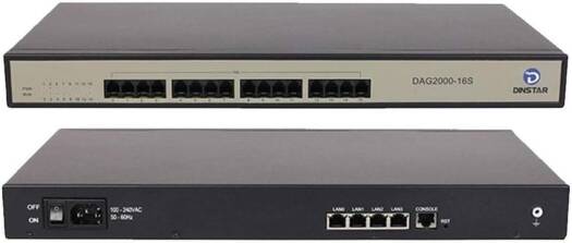 Dinstar DAG2000-16S 16 FXS Analog VoIP Gateway