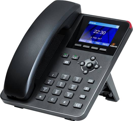 Sangoma Phone, A20, 2-Line SIP with HD Voice, Fast Ethernet, 2.8" Color Display, Icon Keys | 1TELA020LF