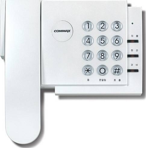 Commax Analog Telephone, Wall-mounted, 1Km Maximum Distance | CDS-4GS
