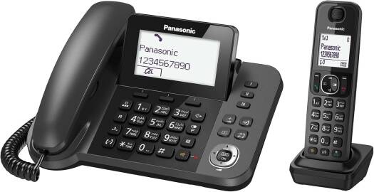 Panasonic Digital Corded And Cordless Phone With 1 Corded Handset And 1 Cordless Handset | KX-TGF310