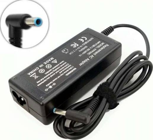 Replacement of Power Adapter for HP (Input 100-240V 1.5A)(Output 19.5V 3.33A) 65Wh, Blue Pin / Bullet Pin