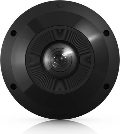 Ubiquiti G6 Pro 360 Security Camera, 12 MP PoE+ 360° Panoramic IP Camera, Smart IR Night Vision, Digital Pan Tilt Zoom, AI Detections, 2 Way Audio & IP66 Weatherproof Design, Black | UVC-G6-PRO-360-B
