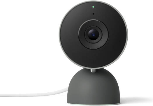 Google 3rd Gen Wired Nest Cam Indoor, 2K Sensor, 152° Diagonal Field of View, 6x Digital Zoom, Night Vision Up to 15ft (4.5m), Full-Duplex 2-Way Audio w/ Noise Cancellation, Hazel | GA09975-US