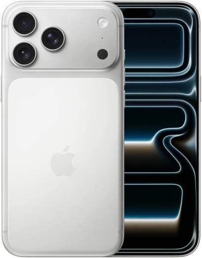 Apple iPhone 17 Pro Max Mobile Phone, 6.9" Super Retina XDR Display, A19 Pro Chip, 6 Core CPU, 6 Core GPU, 16 Core Neural Engine, 512GB Storage, 5G/WiFi7, INTL Version, eSIM, Silver | 17-PRO-MAX