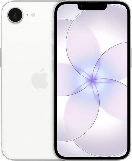Apple iPhone 17e Smartphone, 6.1" Super Retina XDR Display, A19 Chip, 6 Core CPU, 4 Core GPU, 16 Core Neural Engine, 256GB Storage, INTL Version, e-Sim, 4005mAh Battery, White | MHRP4