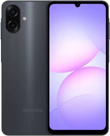 Samsung Galaxy A07 4G Mobile Phone, 6.7" HD+ PLS LCD 90Hz Display, Mediatek Helio G99 (6 nm), 4GB RAM, 64GB ROM, Mali-G57 MC2, Dual Sim, Middle East Version, Black | SM-A075F/DS