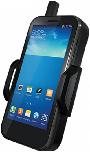 Thuraya SatSleeve+ with Free Sim Card, 3 Hours Talk Time, Up to 36 Hours Standby, Built-In Compression, High Penetration Alerting, Supports Voice/SMS/email, Black | 0615XYY9Q9X